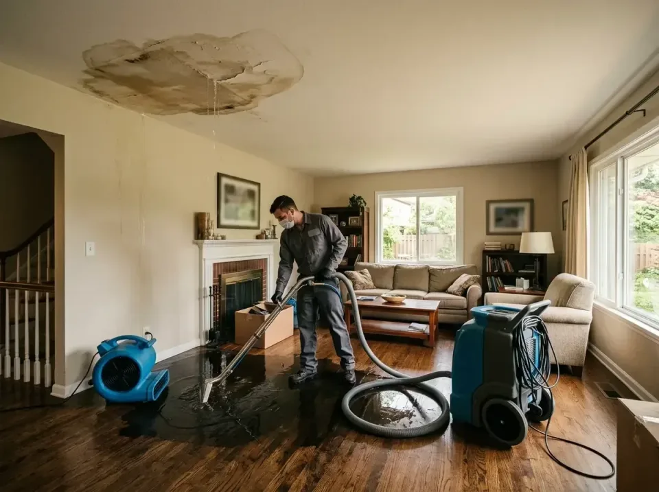 attic-pipe-burst-ceiling-drip-008 — frequently asked questions, Water Damage Restoration & Carpet Care in St. Clair, MO